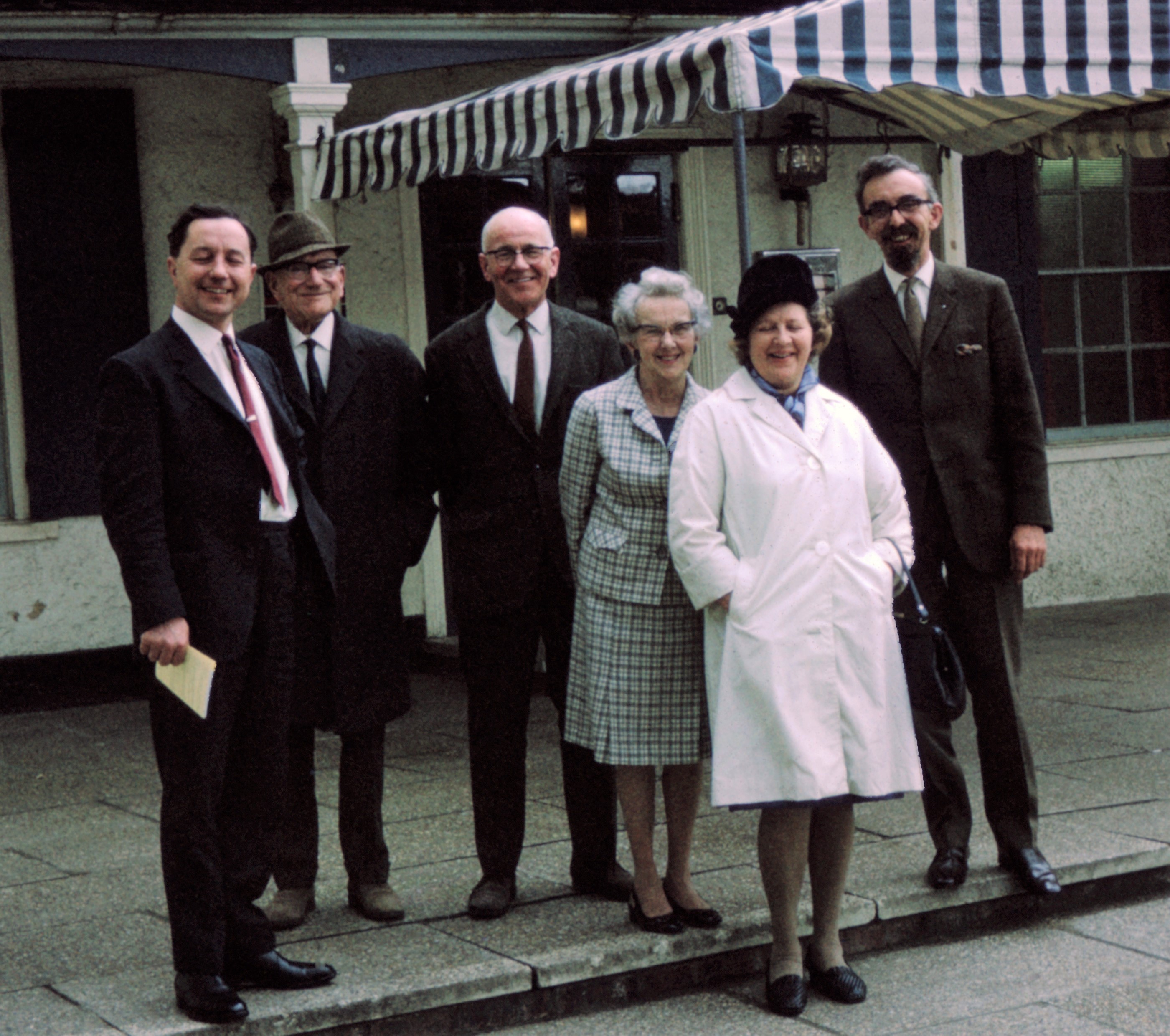 Mr and Mrs Kyvik visit London 1970